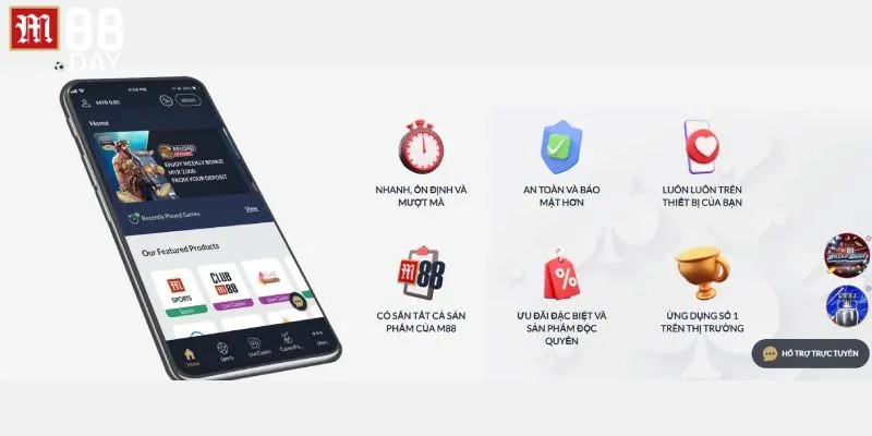 Điều khiến bạn nên tải M88 iOS về máy và sử dụng mỗi ngày.